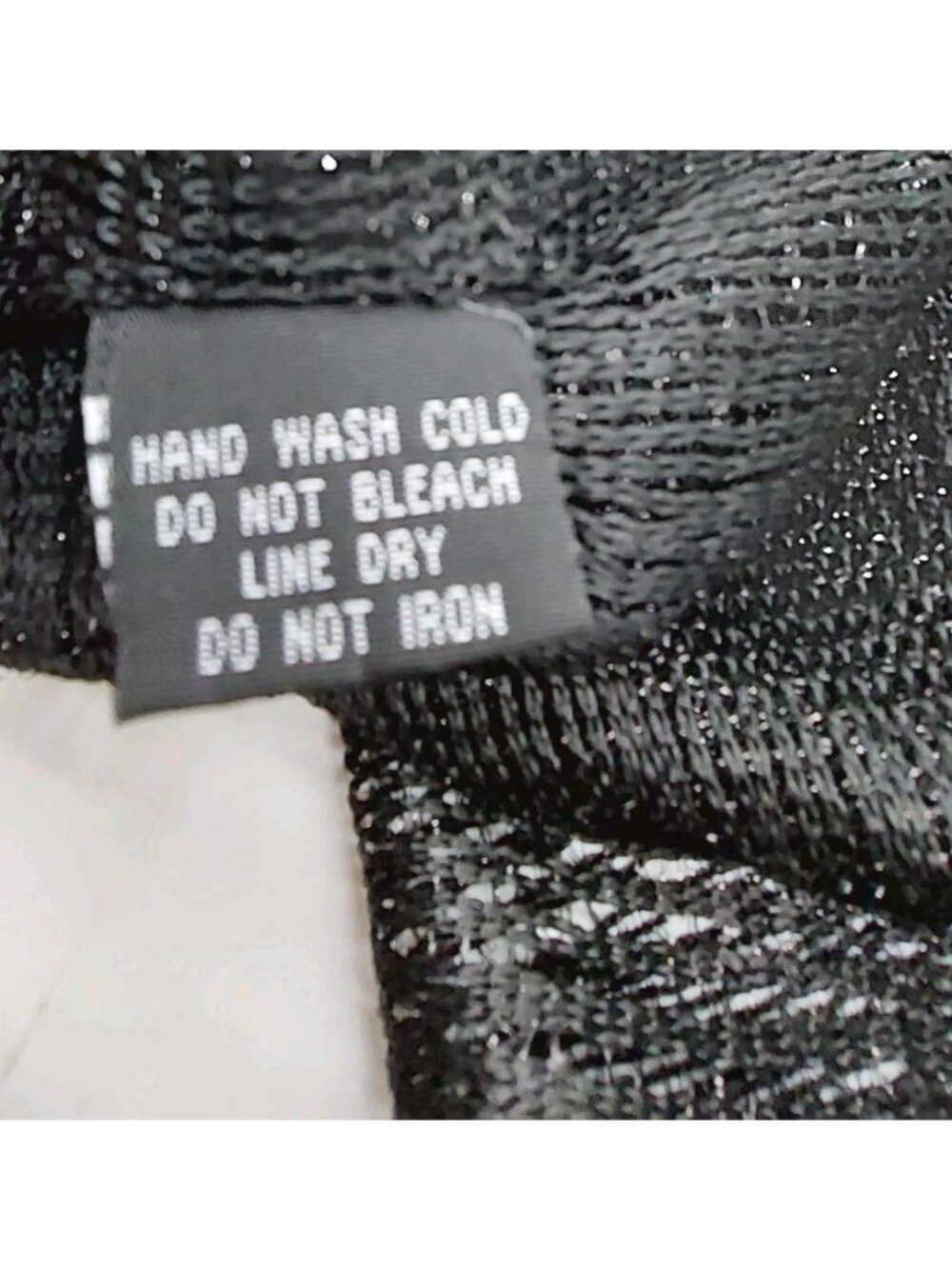 Black Semi Sheer Scarf Fringe Set Of 2 Various Sizes - Picture 4 of 11